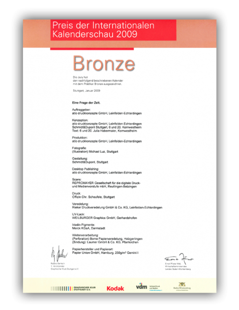 Internationale Kalenderschau 2009 