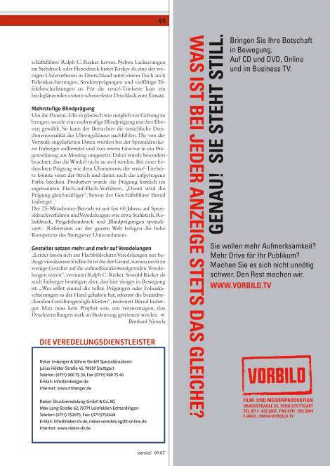 Artikel: Klasse Veredelungen für edle Produkte