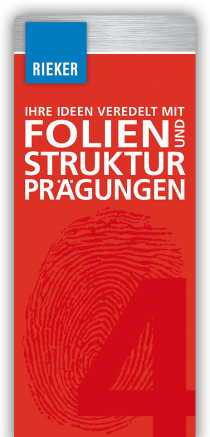 RIEKER Druckveredelung Fächer Folien und Strukturprägungen