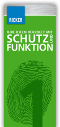 RIEKER Druckveredelung Fächer Schutz und Funktion