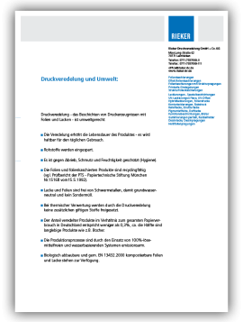 Veredelung und Umwelt