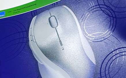 UV-Pearl-Off-Lackierung (Hybrid), Flexodruck/Offsetdruck