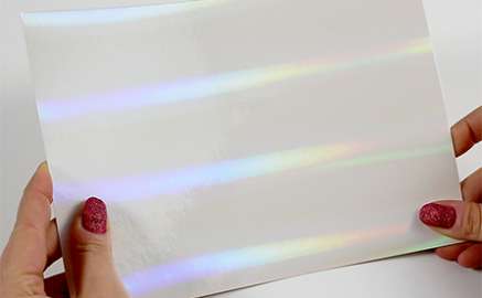 Hologrammfolie transparent – Folienkaschierung - 5.05