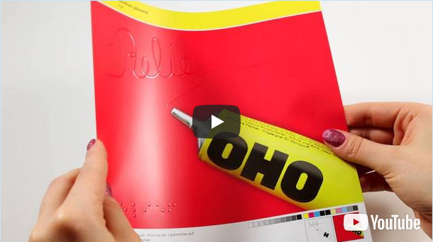 Relieflack glänzend High im Siebdruck, 2.01