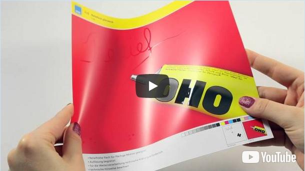 Relieflack glänzend Low im Siebdruck