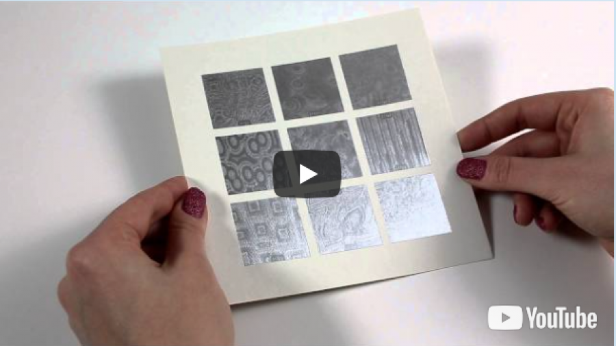 Heißfolienprägung - Blindprägung