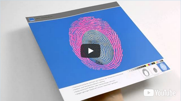 Thermochrom Siebdruck