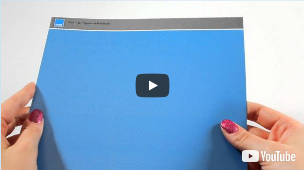 3D-Pigmenteffektlack – Flexodruck